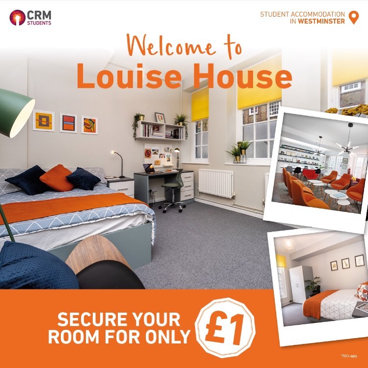 All it takes is £1 and you’ll be living with us at Louise House!  . With Flexible start dates and Contract Lengths, booking couldn’t be easier. Click the link in our bio to book your room now! . . . . studentlife studentaccommodation b