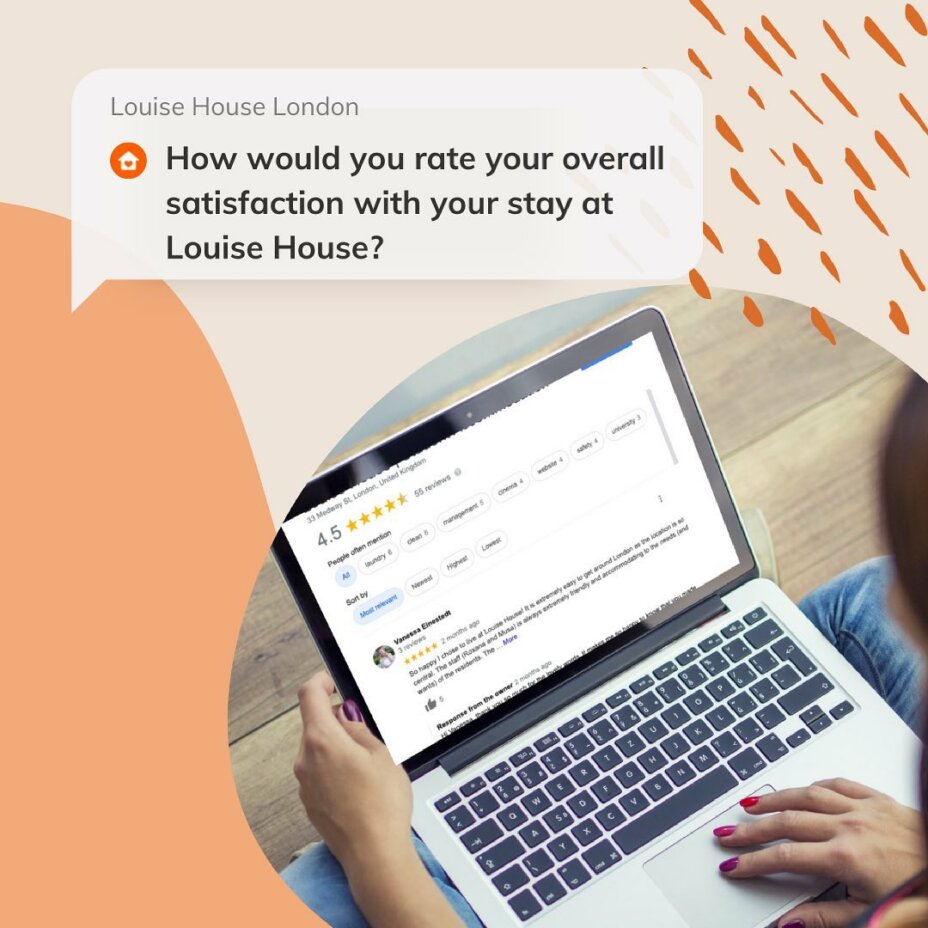 We value all feedback & we strive to make your stay with us as satisfying as possible. 🥰Please take a moment to leave your comments, add rating or review LouiseHouseLondon from Google Maps